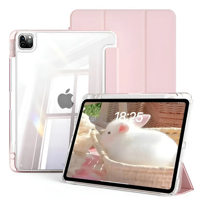 Funda iPad Air 4/5/6/7 (10,9 /11) Y iPad Pro 11  (2024) Rosa Claro