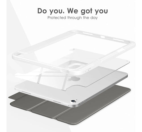 Funda Para iPad (a16) De 2022 Y 2025 11' Y 10.9' Blanco