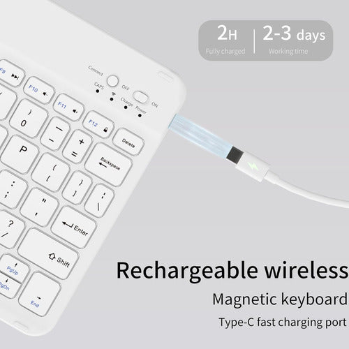 Funda Con Teclado Para iPad (a16) 11th/10th Gen (11/10.9 ... Gris