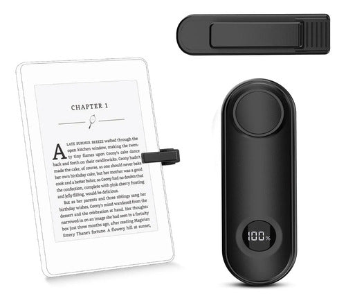 Girador De Páginas Con Control Remoto Para Kindle Paperwhite Negro