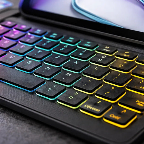 Funda Con Teclado Para iPad Air Negro