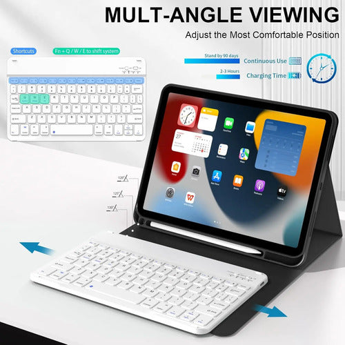 Funda Con Teclado Para iPad 10.9 Y 11  (2025/2022)