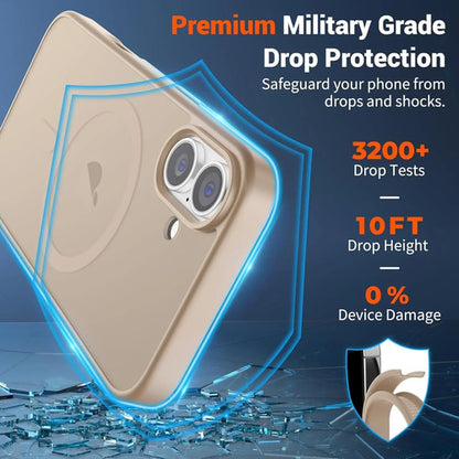 Funda Magnética Supfine Para iPhone 16 Dorado