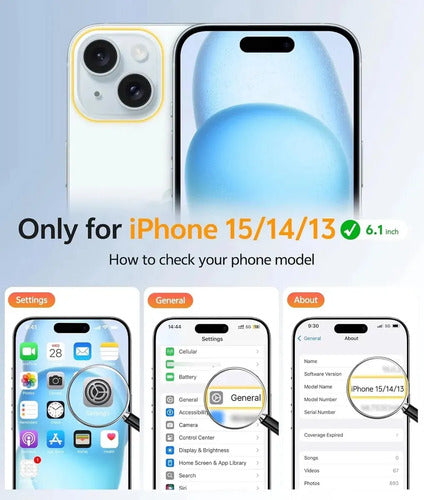 Funda Para iPhone 15 Blanco