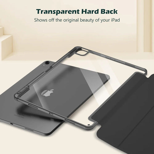 Funda Para iPad Air Con Soporte Para Lápiz Negro
