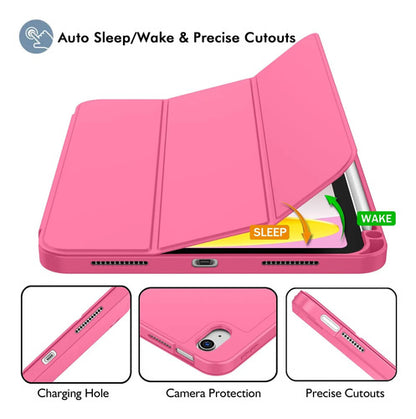 Funda Para iPad A16 Con Soporte Y Porta Lápiz Rosa Chicle