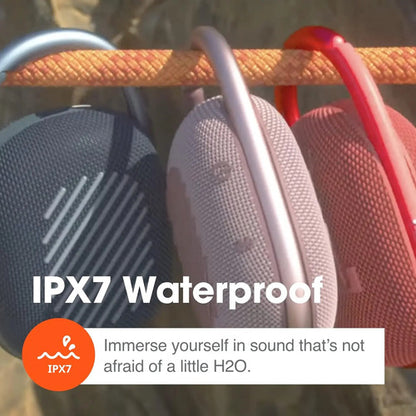 Jbl Clip 4: Parlante Bluetooth Ultracompacto E Impermeable Naranja