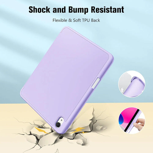 Funda Akkerds Para iPad A16 De 11a Gen Y iPad 10.9  2022 Lila