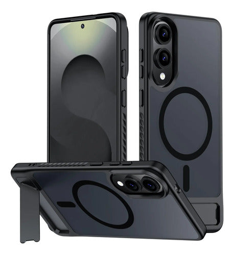 Funda Magnética Hitfine Para Samsung Galaxy S25 Edge Negro