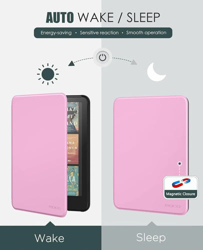 Funda Para Kindle Paperwhite 7  12a Gen 2024 Rosa Chicle