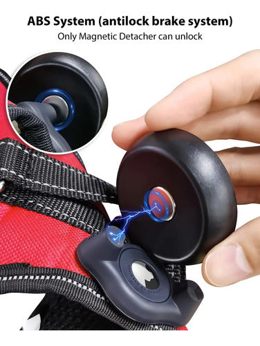 Soporte Airtag Para Collares De Perros Negro