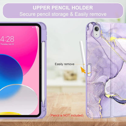 Funda Con Teclado Para iPad (a16) 11th/10th Gen Violeta