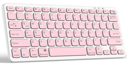 Teclado Bluetooth Taiyang Para iPad Y Dispositivos Bluetooth Rosa