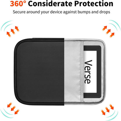 Funda De Tela Para Kindle De 6 Y 7 Pulgadas Negro