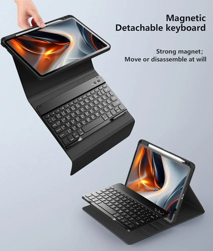 Funda Con Teclado Para iPad Air 11'' M3/m2, 2025 Negro