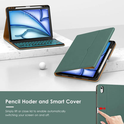 Funda Con Teclado Para iPad Air 11-inch Y Air 10.9 Inch Verde