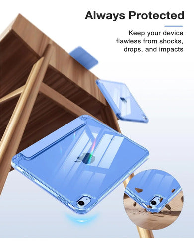 Funda Moko Para iPad Generación 2025 Y 2022 Azul Oscuro