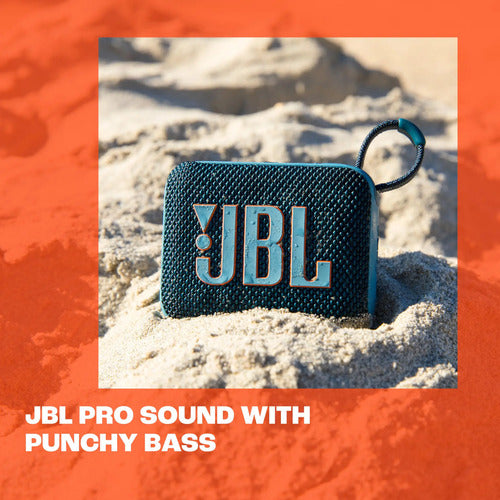 Jbl Go 4 - Compacto Parlante Bluetooth Impermeable, Blanco Blanco