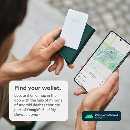Rastreador Bluetooth Para Billetera Chipolo Card Point Blanco Roto - Punto De Tarjeta Diseño De La Tela