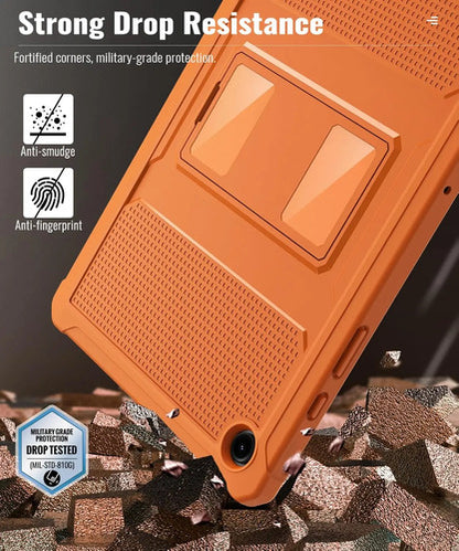 Funda Para Galaxy Tab A9 Plus 11-inch 2023, Negra Naranja