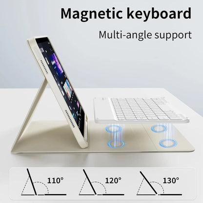 Funda Con Teclado Para iPad (a16) 11th/10th Gen (11/10.9) Blanco