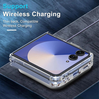 Funda Ultra-delgada Para Samsung Galaxy Z Flip 7 Transparente Lisa