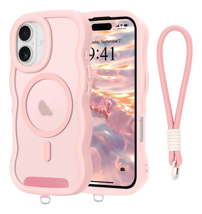 Funda Nzenguer Para iPhone Con Correa Rosa