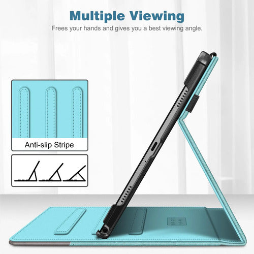 Estuche Funda Premium Para Samsung Galaxy Tab A9 Plus Turquesa