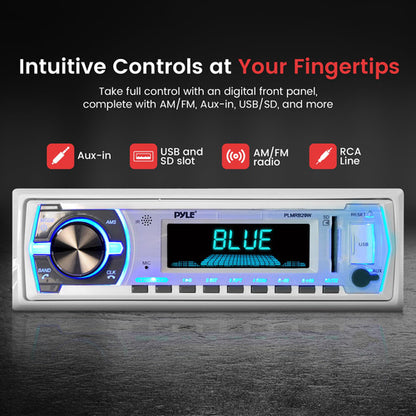 Receptor De Radio Bluetooth Para Auto Pyle Plcd43btm