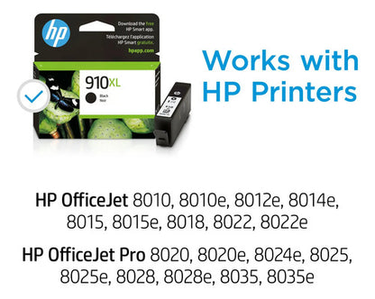 Cartucho De Tinta Hp 910xl Negro De Alto Rendimiento