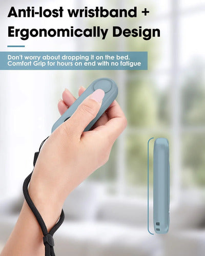 Girador De Páginas Con Control Remoto Para Kindle Paperwhite Azul Acero