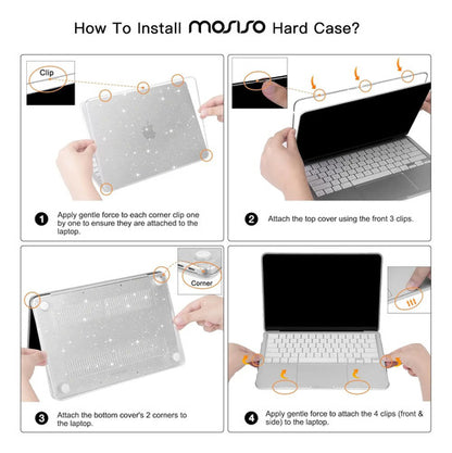 Funda Brillante Para Macbook Neo Transparente