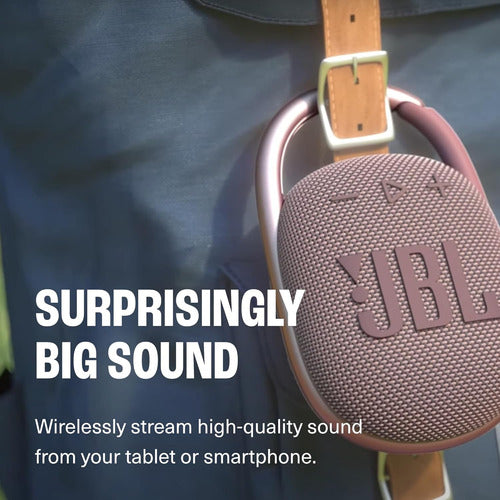 Jbl Clip 4: Altavoz Bluetooth Ultracompacto E Impermeable Azul