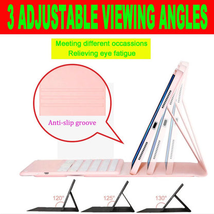 Funda Con Teclado Para Samsung Galaxy Tab S10 Fe (10,9 PuLG) Violeta