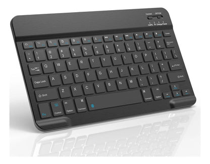 Teclado Bluetooth Inalambrico Para Tablets Negro