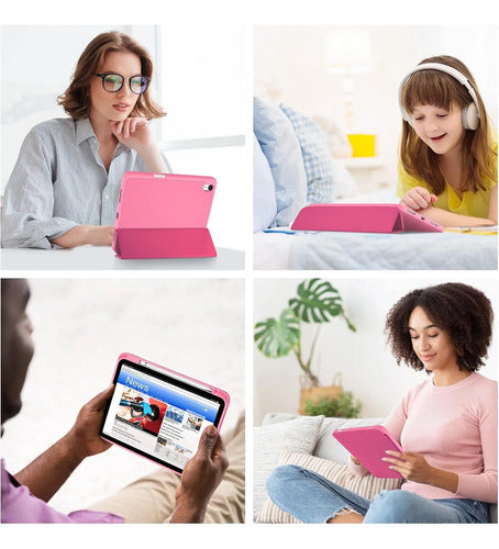 Funda  Para iPad 11th Gen 11'' 2025/10th Gen 10.9' Fuxia