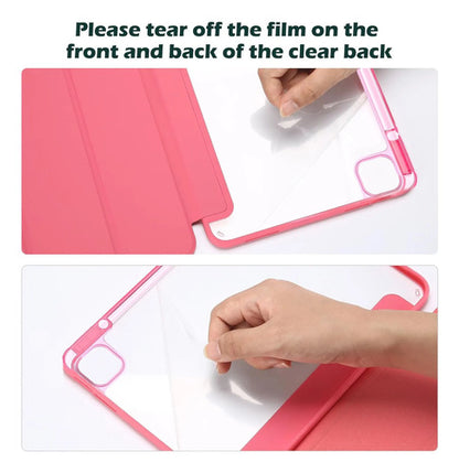 Funda Para iPad Air Con Soporte Para Lápiz Rosa