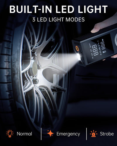 Inflador De Aire Inalámbrico De Alta Potencia 150 Psi