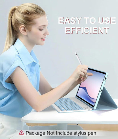 Funda Con Teclado Para Samsung Galaxy Tab S10 Lite/s10 Fe... Azul