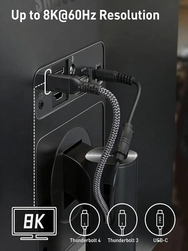 Cable Thunderbolt - 1 Metro Negro