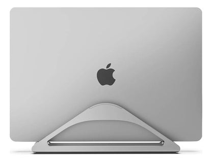 Soporte Vertical Ajustable Para Laptop Gris