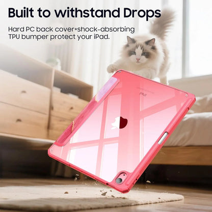 Funda Híbrida Delgada Para iPad Rosa