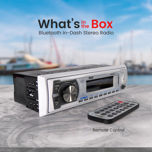 Receptor De Radio Bluetooth Para Auto Pyle Plcd43btm