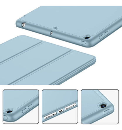 Funda Para iPad 9.7 Con Porta Lápiz Y Protección Completa Azul Claro