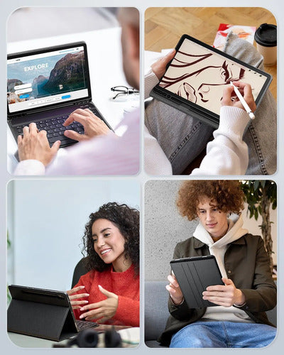 Funda Con Teclado Para Samsung Galaxy Tab  S11 Ultra Negro