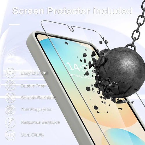 Funda Magnética Mate Para Samsung Galaxy S25+ Plus Gris