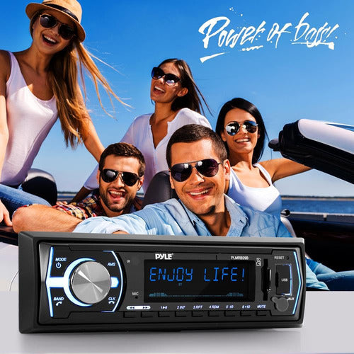 Estéreo Bluetooth Inalámbrico Pyle Plcd43btm Para Auto