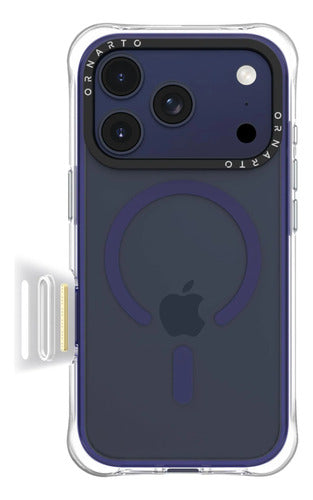 Funda Ornarto Air Para iPhone Pro Max Azul Marino