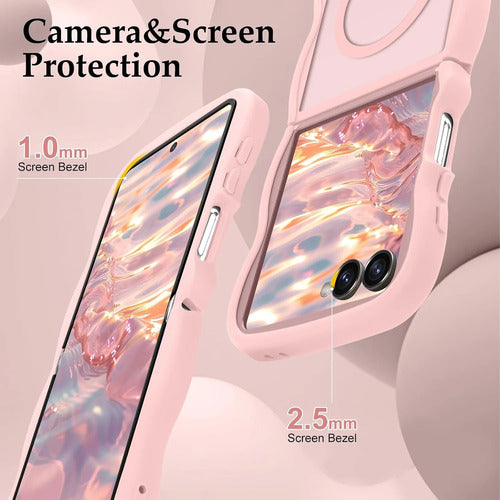 Funda Magnética Para Samsung Galaxy Z Flip8 Rosa