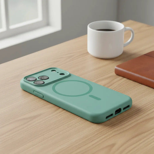 Funda Magnética Miracase Para iPhone 17 Pro Max Verde Claro
